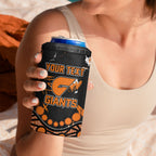 Personalized Greater Western Sydney Giants 4 in 1 Can Cooler Tumbler Aboriginal Pattern with Graffiti Style
