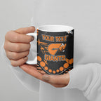 Personalized Greater Western Sydney Giants Ceramic Mug Aboriginal Pattern with Graffiti Style