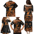 Personalized Greater Western Sydney Giants Family Matching Puletasi and Hawaiian Shirt Aboriginal Pattern with Graffiti Style