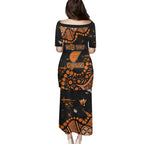 Personalized Greater Western Sydney Giants Family Matching Puletasi and Hawaiian Shirt Aboriginal Pattern with Graffiti Style