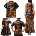 Personalized Greater Western Sydney Giants Family Matching Tank Maxi Dress and Hawaiian Shirt Aboriginal Pattern with Graffiti Style