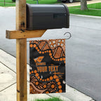 Personalized Greater Western Sydney Giants Garden Flag Aboriginal Pattern with Graffiti Style