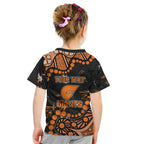 Personalized Greater Western Sydney Giants Kid T Shirt Aboriginal Pattern with Graffiti Style