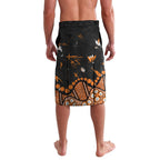 Personalized Greater Western Sydney Giants Lavalava Aboriginal Pattern with Graffiti Style