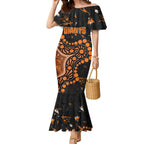 Personalized Greater Western Sydney Giants Mermaid Dress Aboriginal Pattern with Graffiti Style