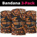 Personalized Greater Western Sydney Giants Neck Gaiter Aboriginal Pattern with Graffiti Style