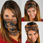 Personalized Greater Western Sydney Giants Neck Gaiter Aboriginal Pattern with Graffiti Style