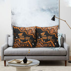 Personalized Greater Western Sydney Giants Pillow Cover Aboriginal Pattern with Graffiti Style