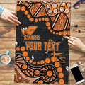 Personalized Greater Western Sydney Giants Puzzle Aboriginal Pattern with Graffiti Style