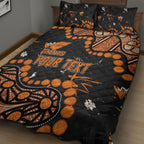 Personalized Greater Western Sydney Giants Quilt Bed Set Aboriginal Pattern with Graffiti Style