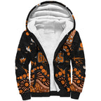 Personalized Greater Western Sydney Giants Sherpa Hoodie Aboriginal Pattern with Graffiti Style