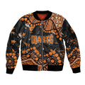 Personalized Greater Western Sydney Giants Sleeve Zip Bomber Jacket Aboriginal Pattern with Graffiti Style