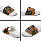 Personalized Greater Western Sydney Giants Slide Sandals Aboriginal Pattern with Graffiti Style