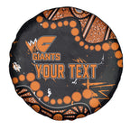 Personalized Greater Western Sydney Giants Spare Tire Cover Aboriginal Pattern with Graffiti Style