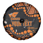 Personalized Greater Western Sydney Giants Spare Tire Cover Aboriginal Pattern with Graffiti Style