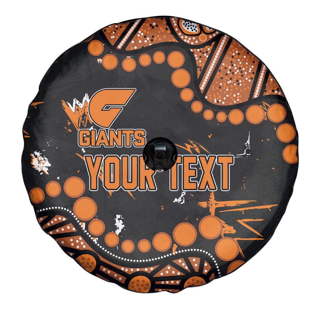 Personalized Greater Western Sydney Giants Spare Tire Cover Aboriginal Pattern with Graffiti Style