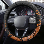 Greater Western Sydney Giants Steering Wheel Cover Aboriginal Pattern with Graffiti Style