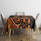 Personalized Greater Western Sydney Giants Tablecloth Aboriginal Pattern with Graffiti Style