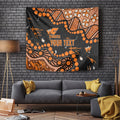 Personalized Greater Western Sydney Giants Tapestry Aboriginal Pattern with Graffiti Style