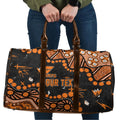 Personalized Greater Western Sydney Giants Travel Bag Aboriginal Pattern with Graffiti Style