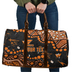 Personalized Greater Western Sydney Giants Travel Bag Aboriginal Pattern with Graffiti Style