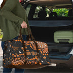 Personalized Greater Western Sydney Giants Travel Bag Aboriginal Pattern with Graffiti Style