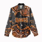 Personalized Greater Western Sydney Giants Women Casual Shirt Aboriginal Pattern with Graffiti Style