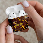 Personalized Hawthorn Hawks AirPods Case Aboriginal Pattern with Graffiti Style