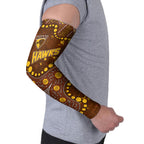 Personalized Hawthorn Hawks Arm Sleeves Aboriginal Pattern with Graffiti Style
