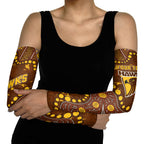 Personalized Hawthorn Hawks Arm Sleeves Aboriginal Pattern with Graffiti Style