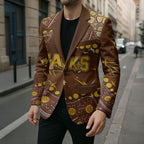 Personalized Hawthorn Hawks Blazer Aboriginal Pattern with Graffiti Style