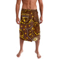 Personalized Hawthorn Hawks Lavalava Aboriginal Pattern with Graffiti Style