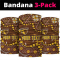 Personalized Hawthorn Hawks Neck Gaiter Aboriginal Pattern with Graffiti Style