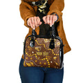 Personalized Hawthorn Hawks Shoulder Handbag Aboriginal Pattern with Graffiti Style