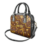 Personalized Hawthorn Hawks Shoulder Handbag Aboriginal Pattern with Graffiti Style