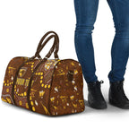 Personalized Hawthorn Hawks Travel Bag Aboriginal Pattern with Graffiti Style