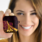 Brisbane Broncos Easter Day AirPods Case Bunny and Egg Pattern in Gold Maroon Festive Style