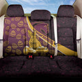 Brisbane Broncos Easter Day Back Car Seat Cover Bunny and Egg Pattern in Gold Maroon Festive Style
