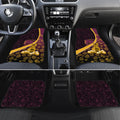 Brisbane Broncos Easter Day Car Mats Bunny and Egg Pattern in Gold Maroon Festive Style