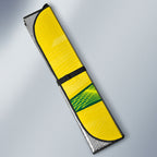 Personalized Socceroos Mascot Auto Sun Shade Australian Football Player Dynamic Green Yellow Sports Art