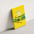 Personalized Socceroos Mascot Canvas Wall Art Australian Football Player Dynamic Green Yellow Sports Art