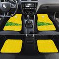 Personalized Socceroos Mascot Car Mats Australian Football Player Dynamic Green Yellow Sports Art