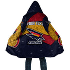 Personalized Adelaide Football Cloak Easter Egg Pattern Red Blue Tribal Dot Art Style