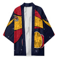 Personalized Adelaide Football Kimono Easter Egg Pattern Red Blue Tribal Dot Art Style