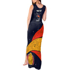 Personalized Adelaide Football Tank Maxi Dress Easter Egg Pattern Red Blue Tribal Dot Art Style