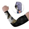 Personalized Magpie Football Arm Sleeves Easter Egg Pattern Monochrome Tribal Dot Art Style