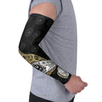 Personalized Magpie Football Arm Sleeves Easter Egg Pattern Monochrome Tribal Dot Art Style