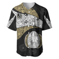 Personalized Magpie Football Baseball Jersey Easter Egg Pattern Monochrome Tribal Dot Art Style