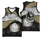 Personalized Magpie Football Basketball Jersey Easter Egg Pattern Monochrome Tribal Dot Art Style