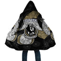 Personalized Magpie Football Cloak Easter Egg Pattern Monochrome Tribal Dot Art Style